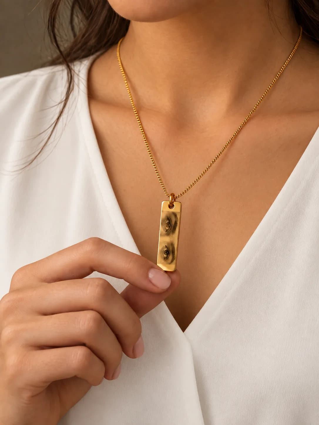 Collar “Tus Ojos, Mi Luz” Personalizable